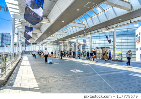 Cityscape of Kawasaki City, Kanagawa Prefecture, Noborito Station 117779579