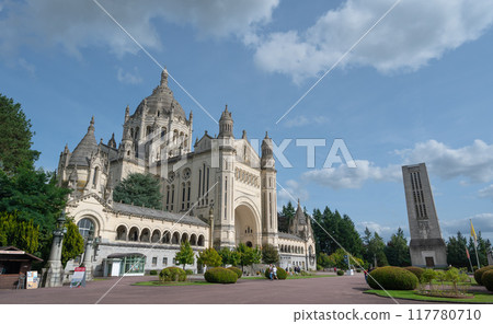 The Basilica Sainte Therese of Lisieux, Calvados department, France 117780710