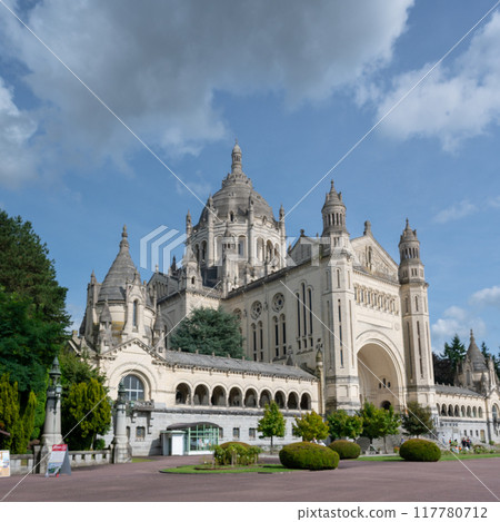 The Basilica Sainte Therese of Lisieux, Calvados department, France 117780712