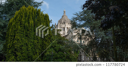 The Basilica Sainte Therese of Lisieux, Calvados department, France 117780724