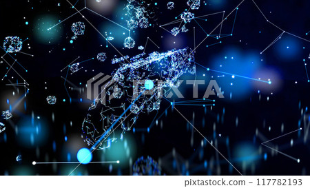 Abstract background of a video game concept 117782193