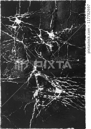 Empty old vintage black scratch torn poster overlay texture background Empty old vintage black scratch torn poster overlay texture background 117782697