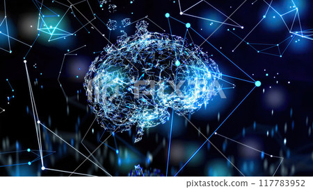 Abstract art of the brain 117783952