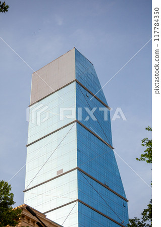 Glass skyscraper of Georgia, located on Rustaveli Avenue Glass skyscraper of Georgia, located on Rustaveli Avenue 117784350