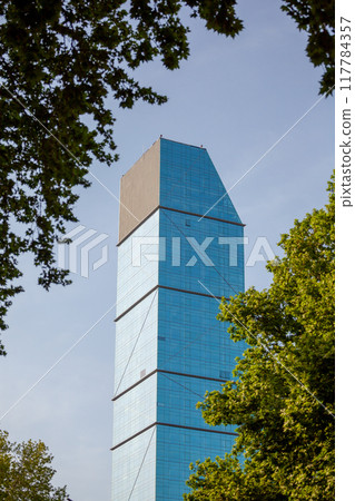 Glass skyscraper of Georgia, located on Rustaveli Avenue Glass skyscraper of Georgia, located on Rustaveli Avenue 117784357