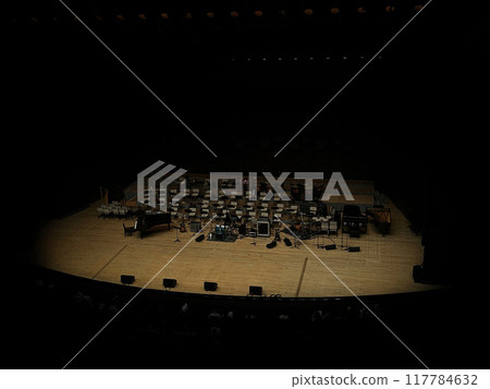 On stage 30 minutes before the start of the show 117784632