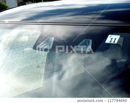 Stereo camera automatic braking device and vehicle inspection sticker Stereo camera automatic braking device and vehicle inspection sticker 117784640