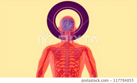 Abstract art of the brain 117784855