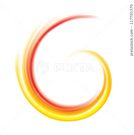 Vector abstract background. Frame of curl fluid surface 117785370