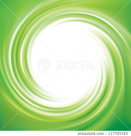 Vector swirling backdrop green color 117785383