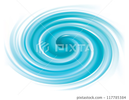Vector blue swirling backdrop 117785384