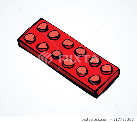 Lego. Vector drawing 117785398