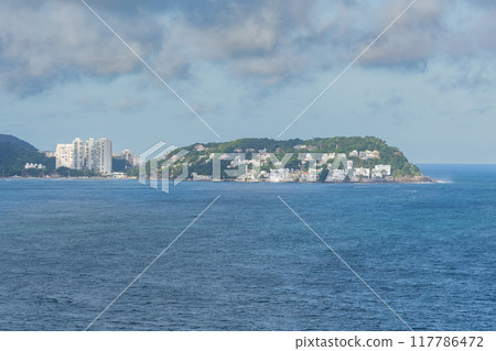 A beautiful landscape surrounded by the sea in Guaruja A beautiful landscape surrounded by the sea in Guaruja 117786472