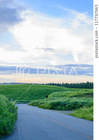 夕陽下的道路－阿甦的大自然 117787663