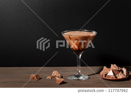 Chocolate Truffle Martini Cocktail 117787982