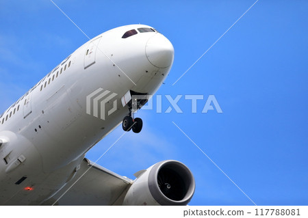 Passenger plane taking off and landing image Passenger plane taking off and landing image 117788081