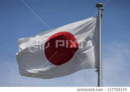 飄揚的日本國旗 117788134