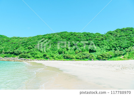 The beautiful blue sea of Tanegashima The beautiful blue sea of Tanegashima 117788970