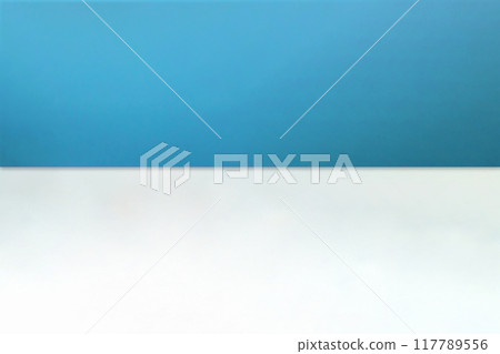 A background with blue and white divided into upper and lower halves 117789556