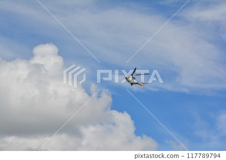 直升機飛越名古屋機場 117789794