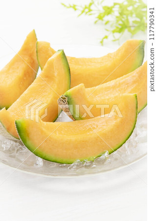 田間採摘的瓜，新鮮、香甜、美味 117790341