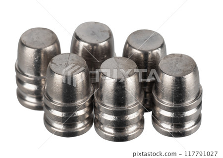 bullets for gun on white. bullets for gun on white. 117791027