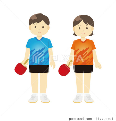 乒乓球社插畫 乒乓球社插畫 117792701
