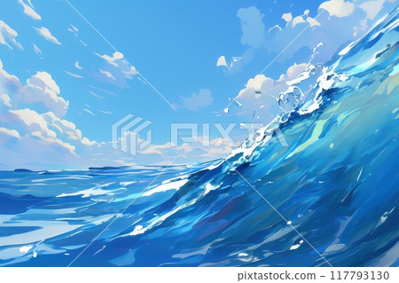 滴水插圖（水面、湖面、動力、水滴、水滴、河流、湖泊） 117793130