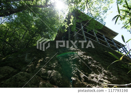 鳥取縣四季漫步 春 三德山 鳥取縣四季漫步 春 三德山 117793198