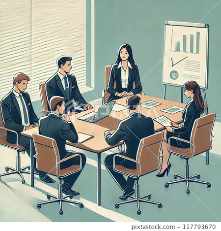 商人開會 117793670