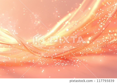 Soft curved graphics inspired by waves (wallpaper, gloss, sparkle, music, fantasy, luxury) 117793839