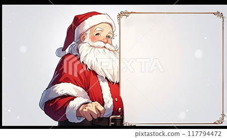 Santa's message card 117794472