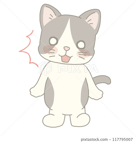 Surprised cat, Hachiware 117795007