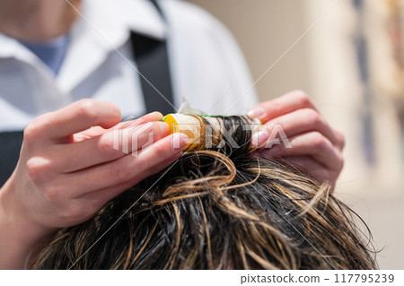 髮捲 燙頭髮 捲髮 117795239