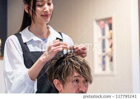 men, perm, gents 117795241