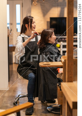 髮廊 女生 女孩 117795264