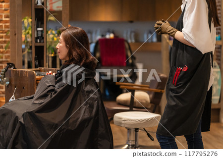 hairdressing salon, female, females 117795276