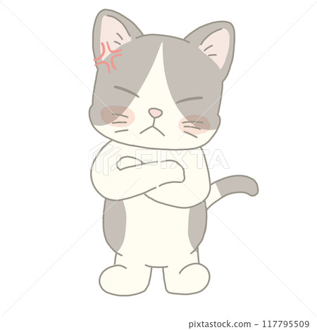Angry Cat, Brown 117795509