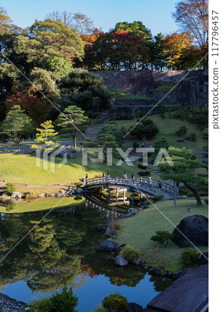 金澤市玉泉院丸庭園的秋景 金澤市玉泉院丸庭園的秋景 117796457