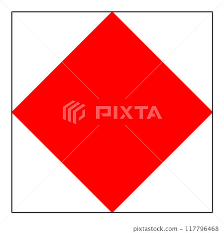 International Signal Flag Foxtrot 117796468