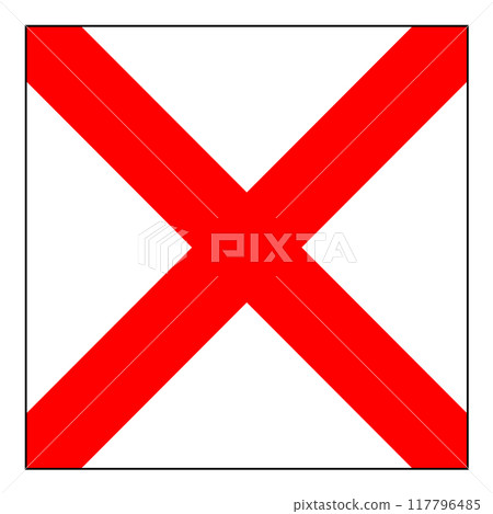 國際信號旗維克多 117796485