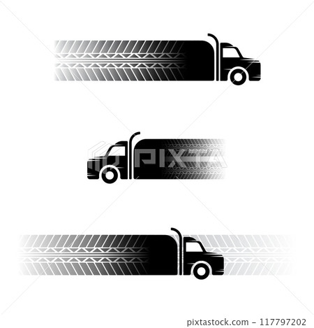 Tire track truck vehicle 117797202