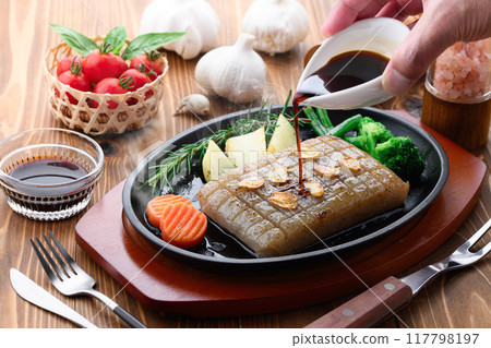 非常健康的魔芋牛排 117798197
