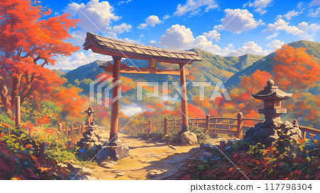 Autumn leaves 117798304