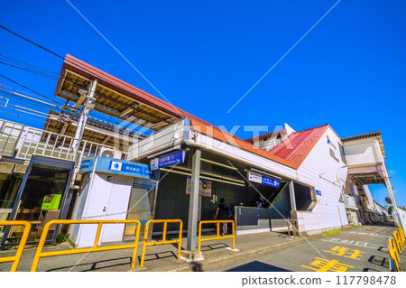 日本橫濱城市景觀，八月。相鐵俯瞰上石川站等=2020年8月24日 117798478