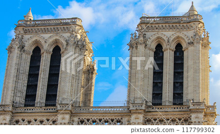 Notre Dame Cathedral before the fire, Paris, France Notre Dame Cathedral before the fire, Paris, France 117799302