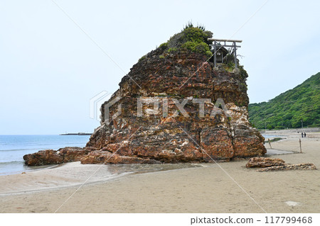 日本神話的故鄉島根縣稻佐浜弁天島 日本神話的故鄉島根縣稻佐浜弁天島 117799468