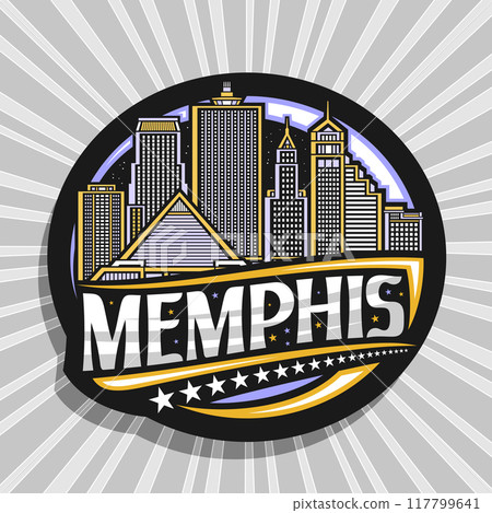 Vector logo for Memphis Vector logo for Memphis 117799641