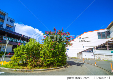 Yokohama cityscape in August, Japan. View of SOTETSU Kamihoshigawa Station and other areas = August 24, 2024 Yokohama cityscape in August, Japan. View of SOTETSU Kamihoshigawa Station and other areas = August 24, 2024 117800381