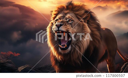 咆哮的獅子 117800507
